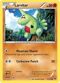 Larvitar (41) - XY - Fates Collide - Pokemon card