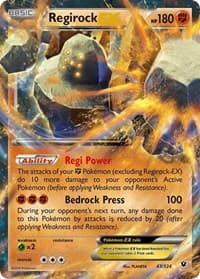 Regirock EX - XY - Fates Collide - Pokemon card