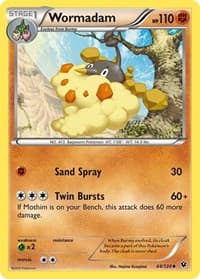 Wormadam (44) - XY - Fates Collide - Pokemon card