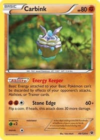 Carbink (49) - XY - Fates Collide - Pokemon card