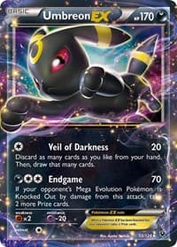 Umbreon EX - XY - Fates Collide - Pokemon card