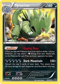 Tyranitar - XY - Fates Collide - Pokemon card