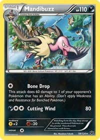 Mandibuzz - XY - Fates Collide - Pokemon card