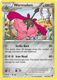 Wormadam (59) - XY - Fates Collide - Pokemon card