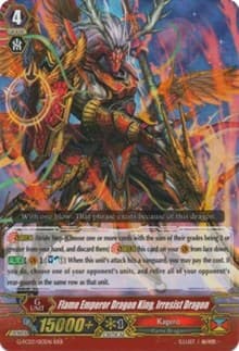 Flame Emperor Dragon King, Irresist Dragon - G-FC03: Fighter's Collection 2016 - Cardfight Vanguard card