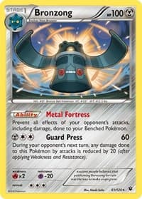 Bronzong - XY - Fates Collide - Pokemon card