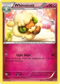 Whimsicott - XY - Fates Collide - Pokemon card