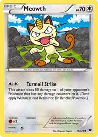 Meowth - XY - Fates Collide - Pokemon card