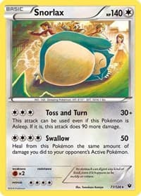 Snorlax - XY - Fates Collide - Pokemon card