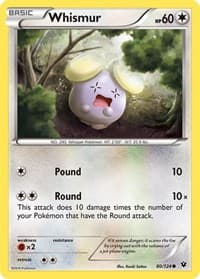 Whismur - XY - Fates Collide - Pokemon card