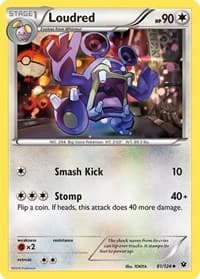 Loudred - XY - Fates Collide - Pokemon card