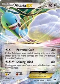 Altaria EX - XY - Fates Collide - Pokemon card