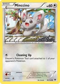 Minccino (86) - XY - Fates Collide - Pokemon card