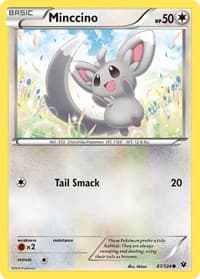 Minccino (87) - XY - Fates Collide - Pokemon card