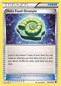 Helix Fossil Omanyte - XY - Fates Collide - Pokemon card