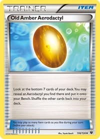 Old Amber Aerodactyl - XY - Fates Collide - Pokemon card