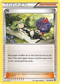 N (Supporter) - XY - Fates Collide - Pokemon card