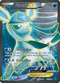 Glaceon EX (Full Art) - XY - Fates Collide - Pokemon card