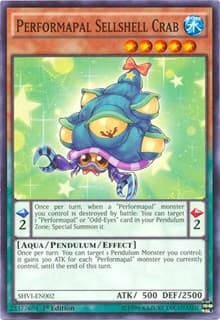 Performapal Sellshell Crab - Shining Victories - YuGiOh card