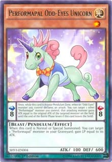 Performapal Odd-Eyes Unicorn - Shining Victories - YuGiOh card