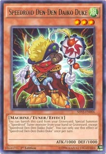 Speedroid Den-Den Daiko Duke - Shining Victories - YuGiOh card