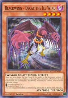 Blackwing - Decay the Ill Wind - Shining Victories - YuGiOh card