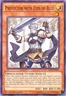 Protector with Eyes of Blue - Shining Victories - YuGiOh card