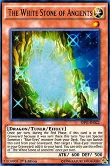 The White Stone of Ancients - Shining Victories - YuGiOh card