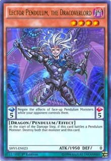 Lector Pendulum, the Dracoverlord - Shining Victories - YuGiOh card