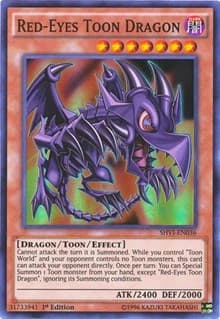 Red-Eyes Toon Dragon - Shining Victories - YuGiOh card