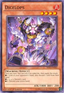 Dicelops - Shining Victories - YuGiOh card