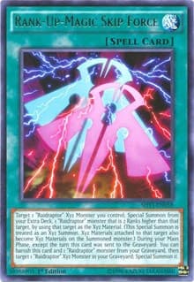 Rank-Up-Magic Skip Force - Shining Victories - YuGiOh card