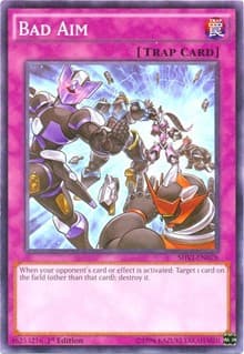 Bad Aim - Shining Victories - YuGiOh card