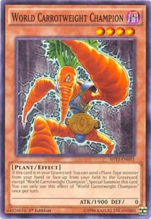 World Carrotweight Champion - Shining Victories - YuGiOh card