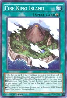Fire King Island - Shining Victories - YuGiOh card