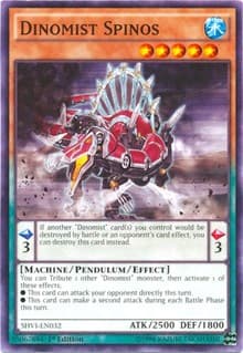 Dinomist Spinos - Shining Victories - YuGiOh card