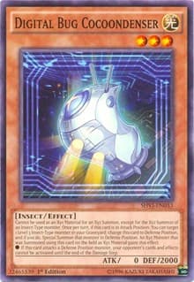 Digital Bug Cocoondenser - Shining Victories - YuGiOh card