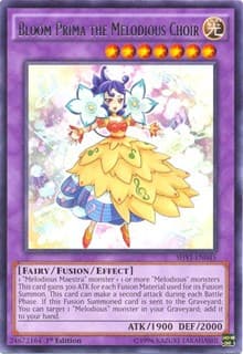 Bloom Prima the Melodious Choir - Shining Victories - YuGiOh card
