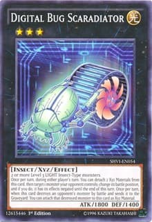 Digital Bug Scaradiator - Shining Victories - YuGiOh card