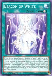 Beacon of White - Shining Victories - YuGiOh card