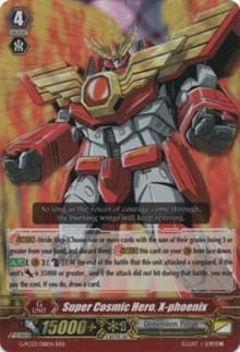 Super Cosmic Hero, X-phoenix - G-FC03: Fighter's Collection 2016 - Cardfight Vanguard card