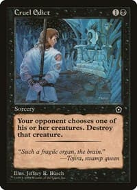 Cruel Edict - Portal Second Age - Magic: The Gathering card