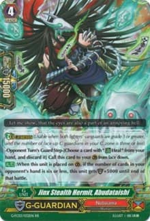 Jinx Stealth Hermit, Abudataishi - G-FC03: Fighter's Collection 2016 - Cardfight Vanguard card