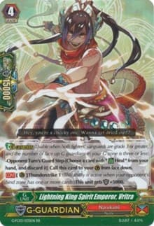 Lightning King Spirit Emperor, Vritra - G-FC03: Fighter's Collection 2016 - Cardfight Vanguard card
