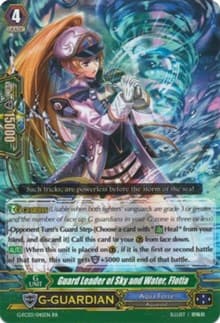 Guard Leader of Sky and Water, Flotia - G-FC03: Fighter's Collection 2016 - Cardfight Vanguard card