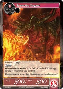 Bloodfire Dragon - Battle for Attoractia - Force of Will card