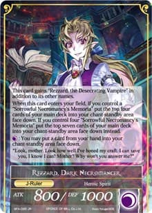 Memoria of the Seven Lands // Rezzard, Dark Necromancer - Battle for Attoractia - Force of Will card