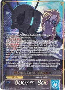 Memoria of the Seven Lands // Machina, Clever Researcher (Full Art) - Battle for Attoractia - Force of Will card