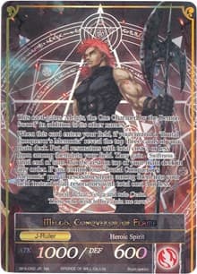 Memoria of the Seven Lands // Melgis, Conqueror of Flame (Full Art) - Battle for Attoractia - Force of Will card