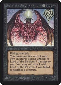 Lord of the Pit - Alpha Edition - Magic: The Gathering card